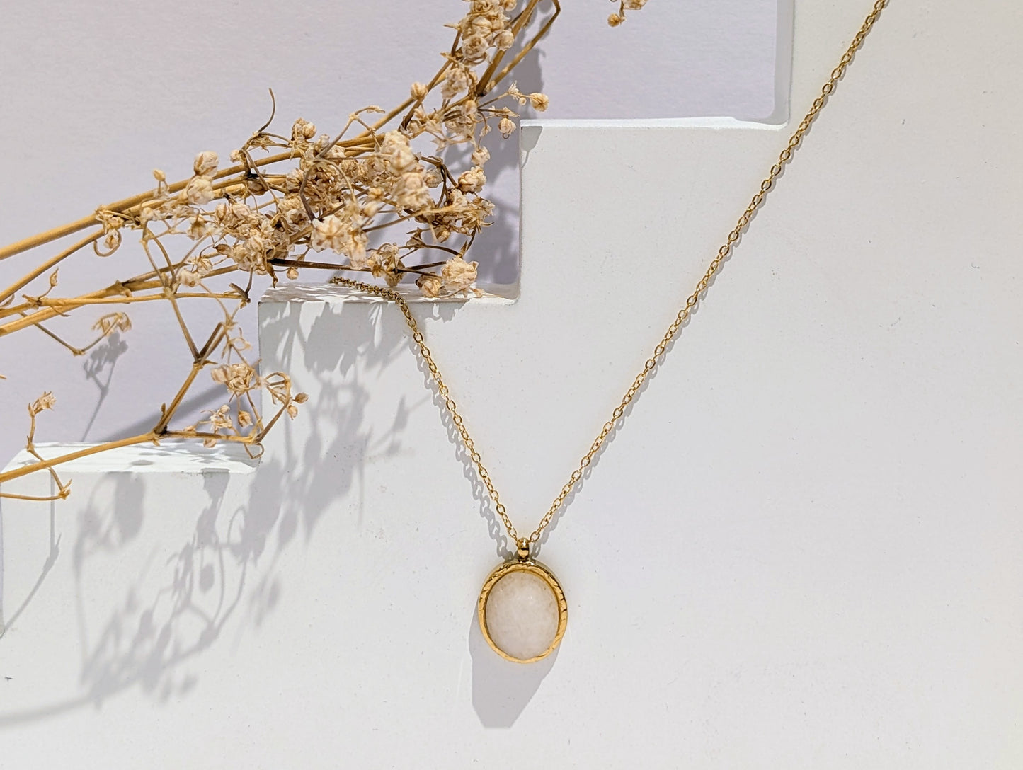 COLLIER PERLE DE LUNE