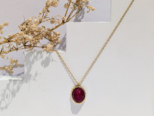 COLLIER GRENAT - 30%