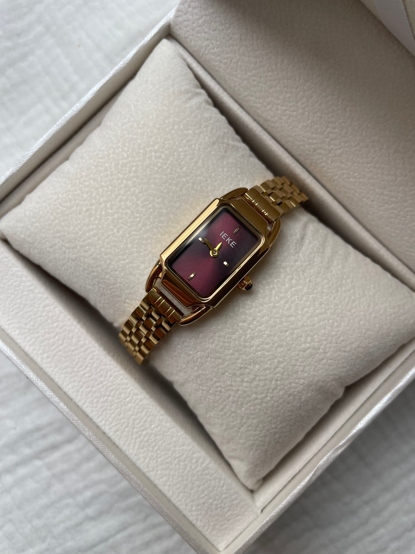 MONTRE LILA BURGUNDY