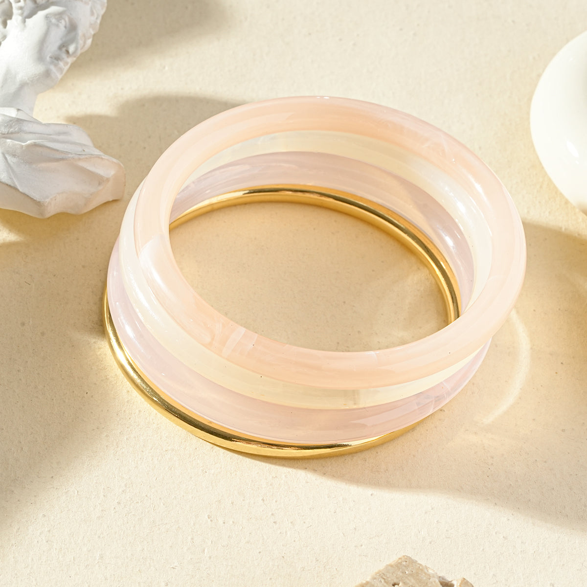 LOT BRACELETS ÉLIA - ROSE - NEW !