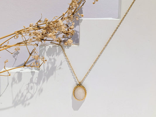 COLLIER PERLE DE LUNE