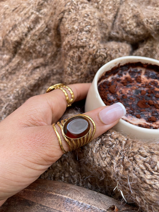 BAGUE AMBRE