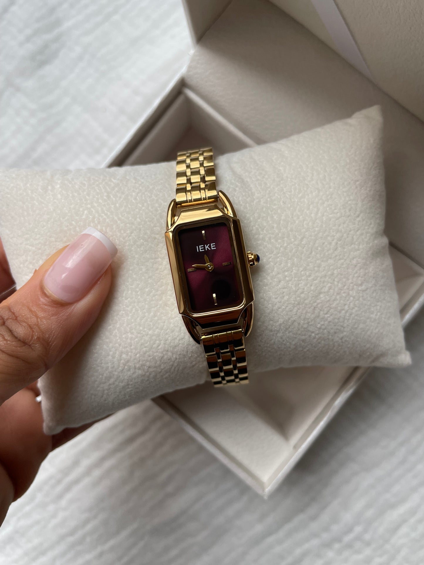 MONTRE LILA BURGUNDY