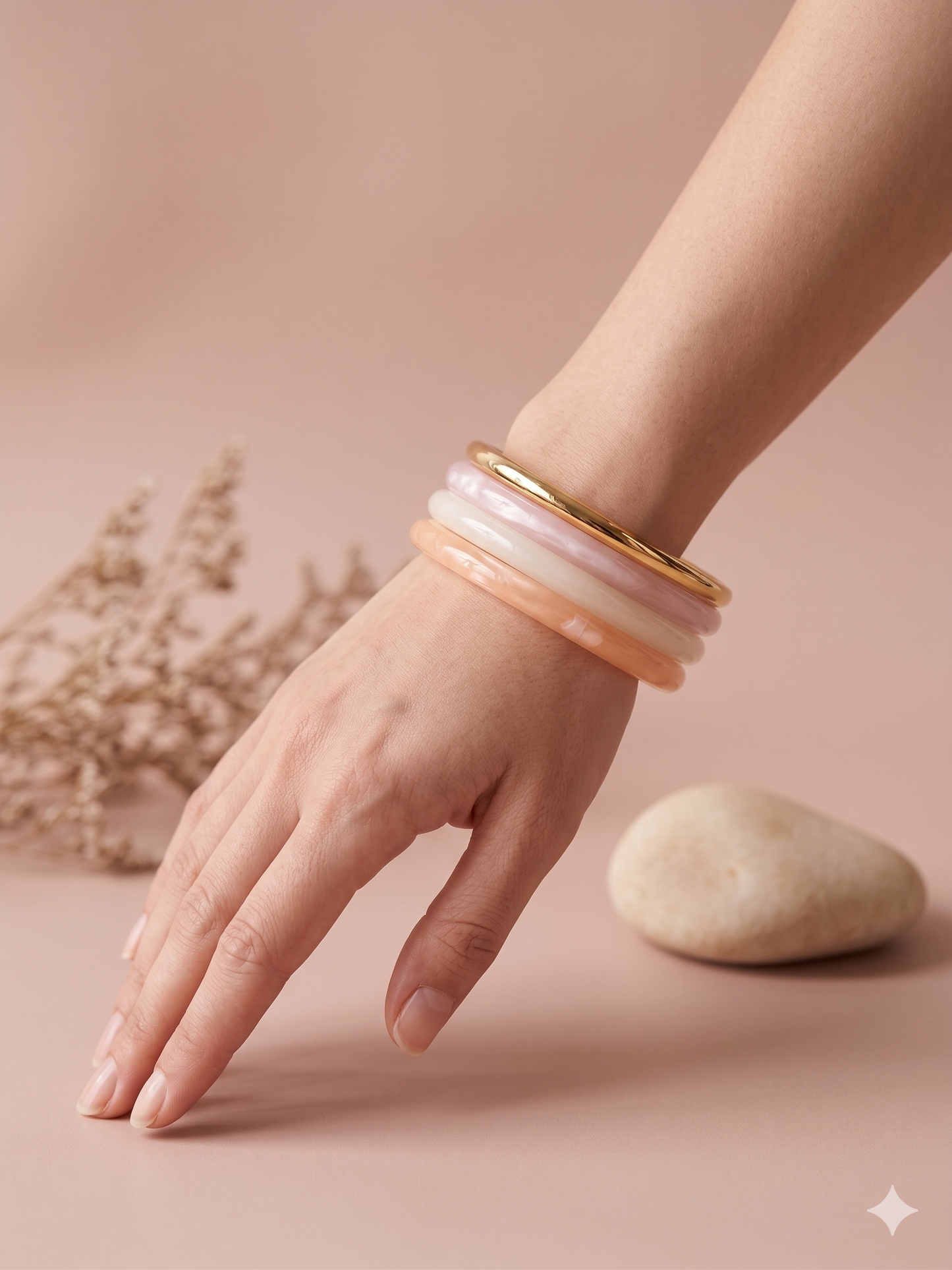 LOT BRACELETS ÉLIA - ROSE - NEW !